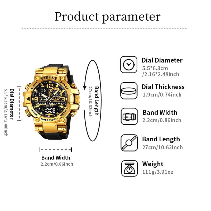 Men's Colorful Punk Style Quartz Watch🔥Selling fast!🔥