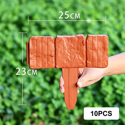🪻High-quality, durable simulated stone garden fence🪻