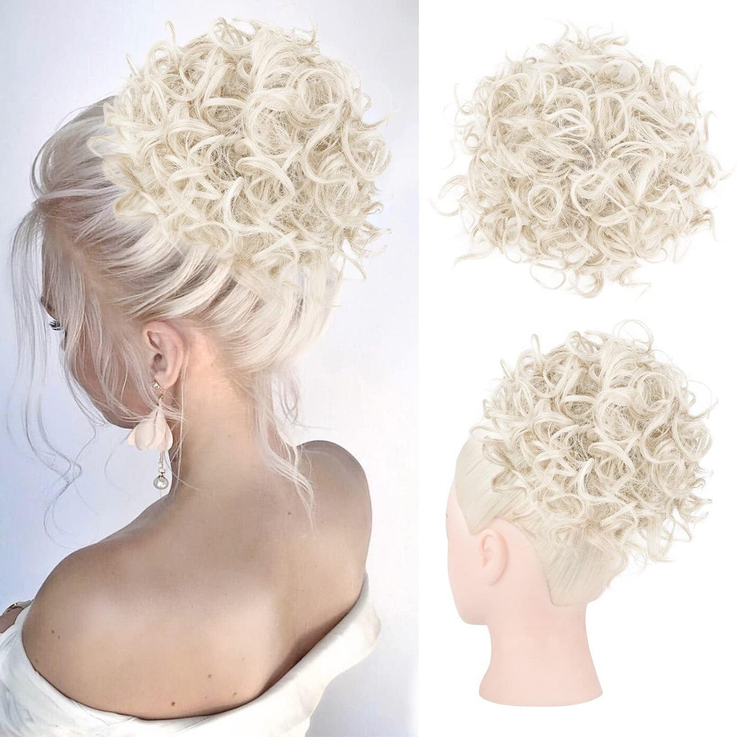 ⏰Drawstring wig hair