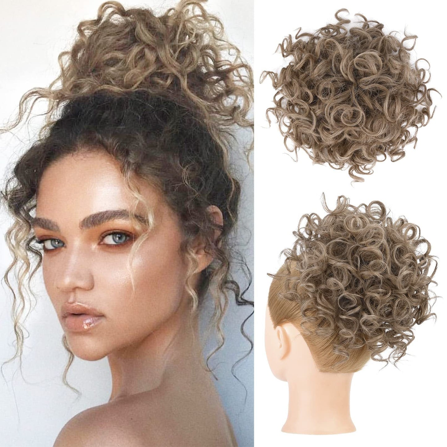 ⏰Drawstring wig hair