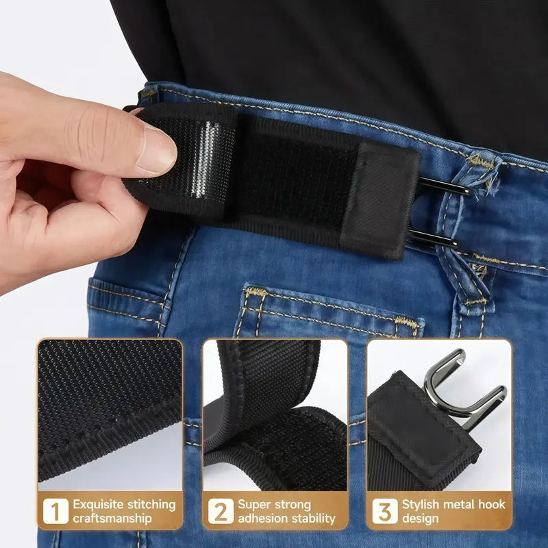 2026 Tactical Metal Hook Elastic Belt