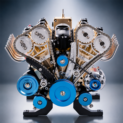 🏎️🛠️The Ultimate Desktop Masterpiece: Miniature V8 Small-Block Static Model Kit