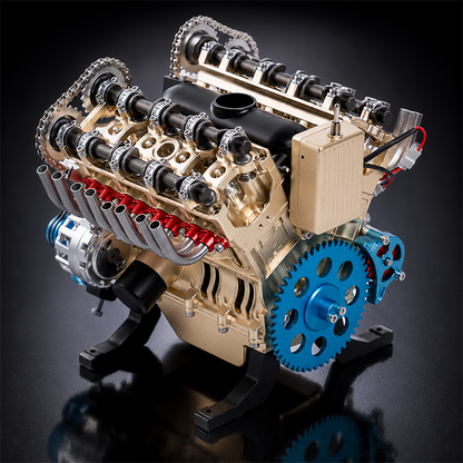 🏎️🛠️The Ultimate Desktop Masterpiece: Miniature V8 Small-Block Static Model Kit