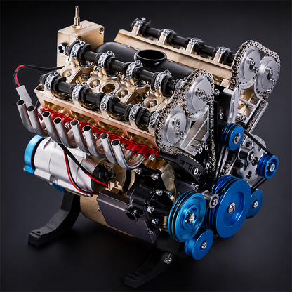 🏎️🛠️The Ultimate Desktop Masterpiece: Miniature V8 Small-Block Static Model Kit