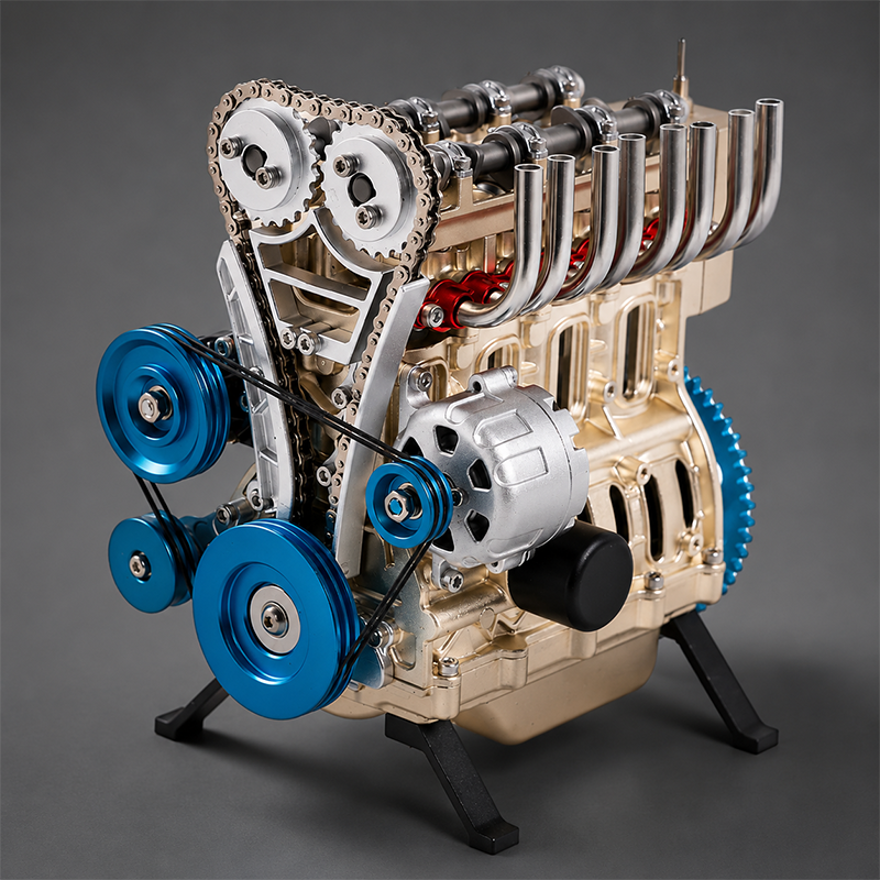 🏎️🛠️The Ultimate Desktop Masterpiece: Miniature V8 Small-Block Static Model Kit
