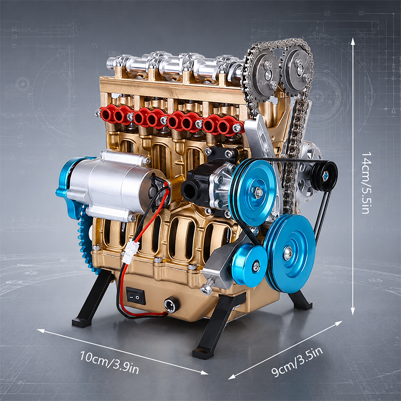 🏎️🛠️The Ultimate Desktop Masterpiece: Miniature V8 Small-Block Static Model Kit