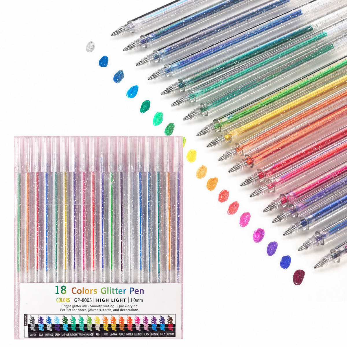 🎁 Glitter Gel Pen Set