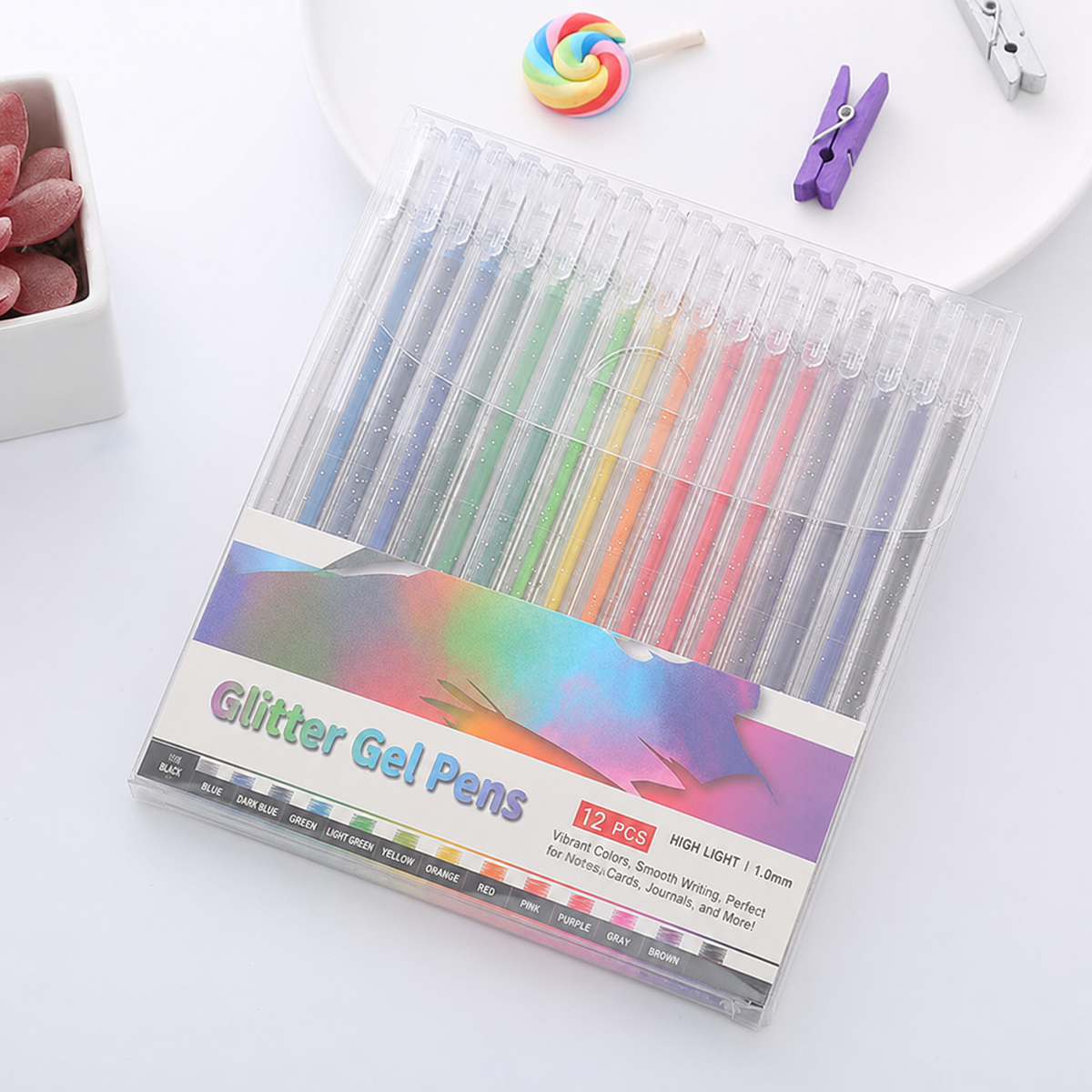 🎁 Glitter Gel Pen Set