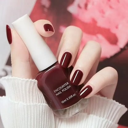 📢📢49% OFF !! ⏰🔥 ENCOUNTER Water-Based Nail Polish – Safe, Breathable & Easy to Remove