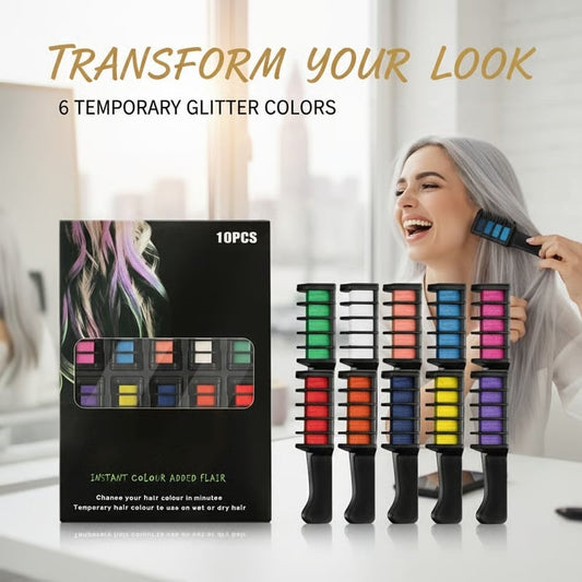 Barra de Tinte Vibrante para Cabello de 10 Colores