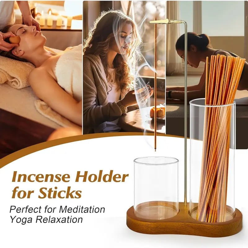 2 in 1 Incense & Candle Holder(Fragrance-free)