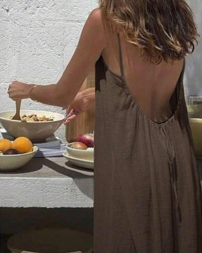 💃✨Women's Solid Color Cami Lounge Dress💕