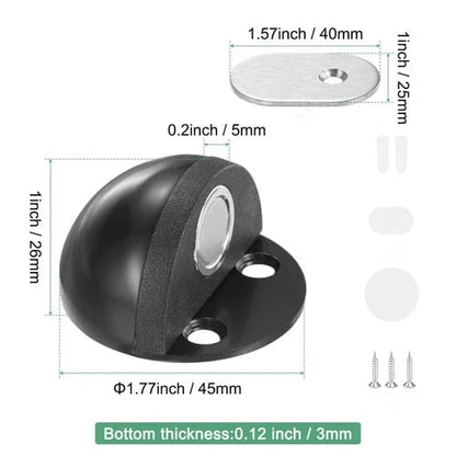 HOT SALE🔥  Hidden Stainless Steel Rubber Dual-use Door Stopper Door Holders