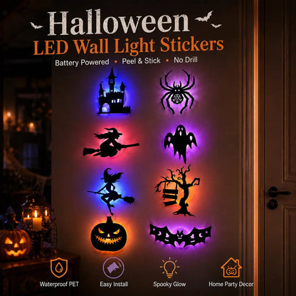 Halloween LED Wall Light Stickers