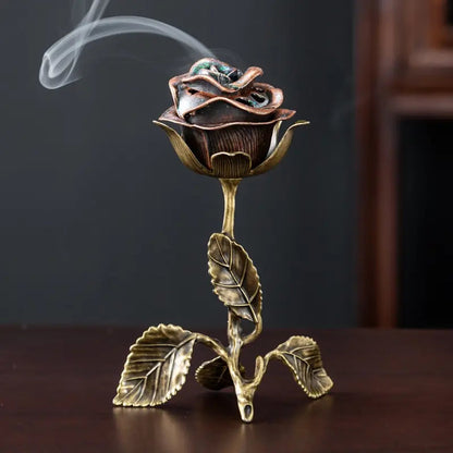 Rose Aroma Meditation Incense Burner
