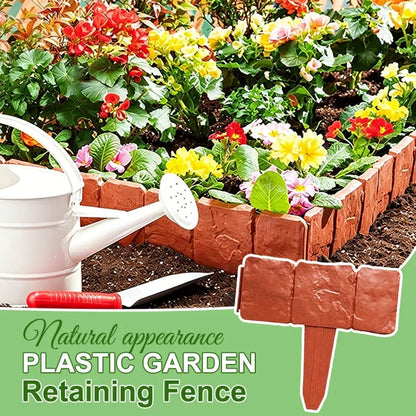 🪻High-quality, durable simulated stone garden fence🪻