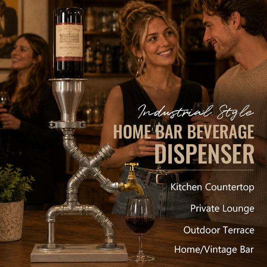 Dispensador de bebidas por gravedad estilo industrial