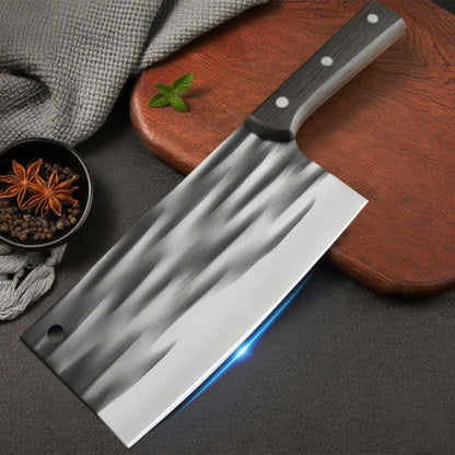 Handmade ultra-sharp meat cleaver and bone cleaver for the kitchen