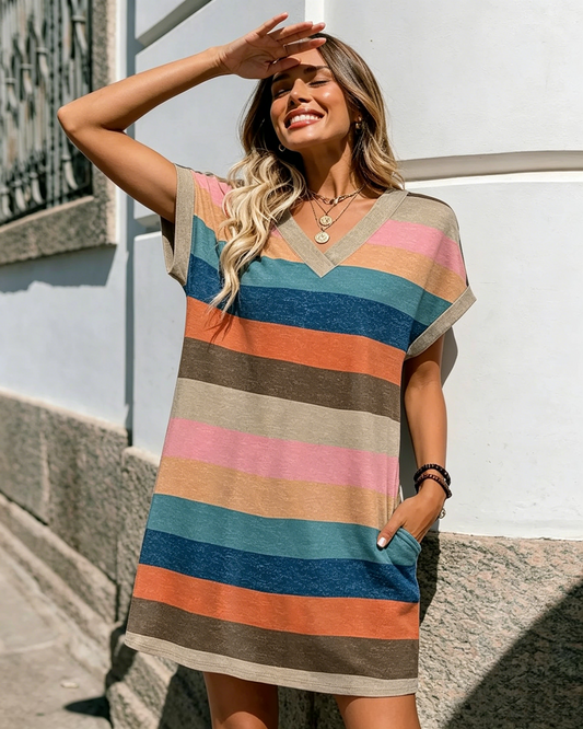 2026 Vestido de verano informal de corte holgado