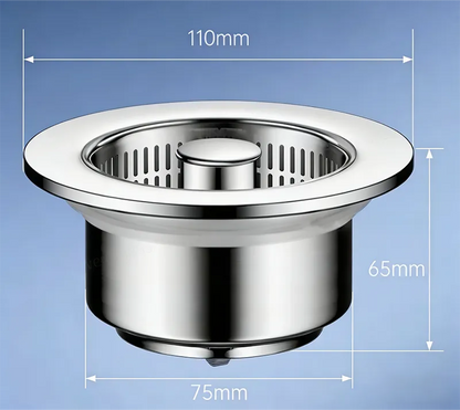 🔥🔥Upgraded 3 in 1 Kitchen Sink Drain Strainer