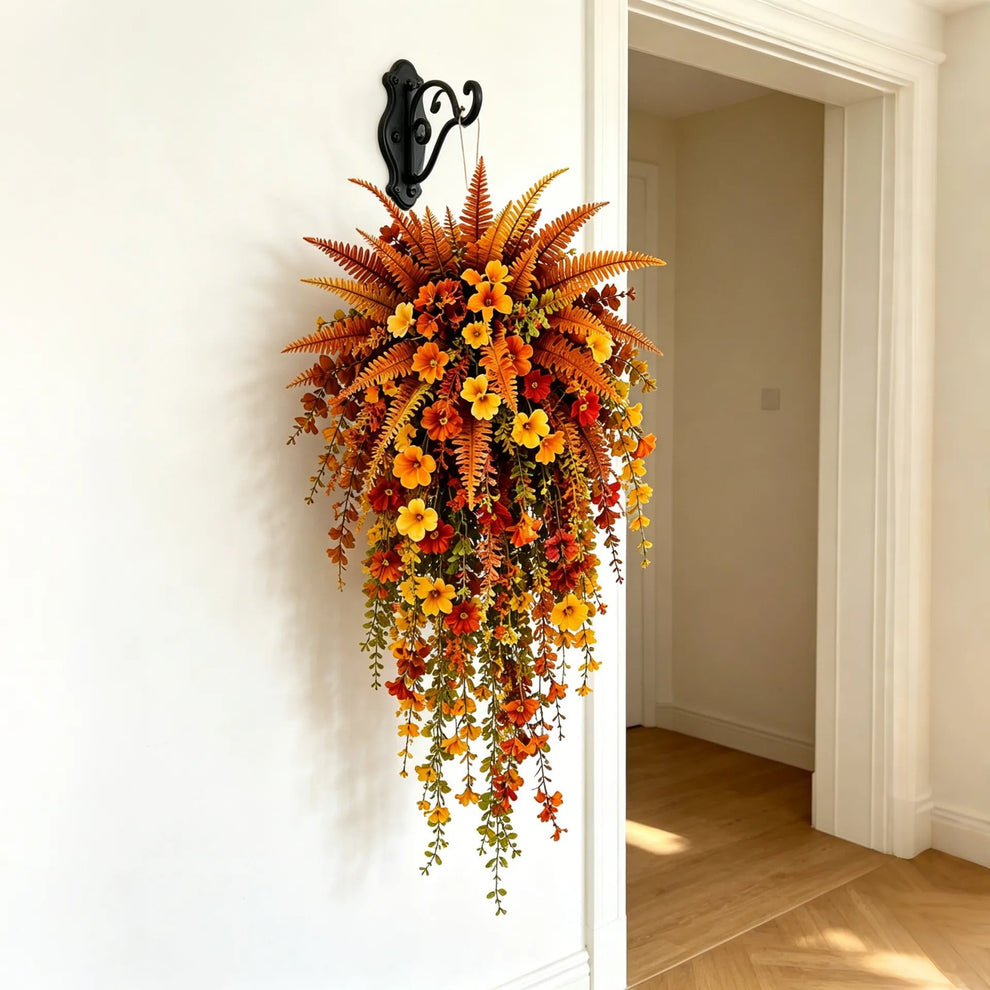 🍂Artificial Fern for Autumn Outdoor Decor– Autumn Porch & Door Decoration
