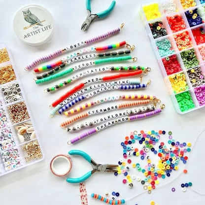 Clay Beads Bracelet Making Kit