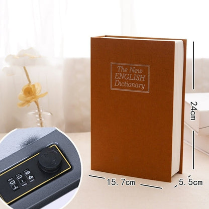 🔥2026 NEW ARRIVAL🔥Simulated Book Safe, Combination Book-style Cash Lock Box, Secret Hidden Storage Box