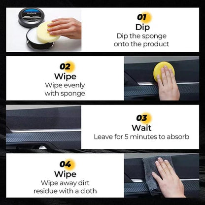 Cleaning and care cream &Cleaning paste for leather care
