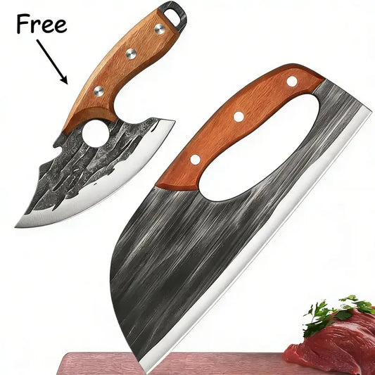 Juego de cuchillos de cocina forjados a mano