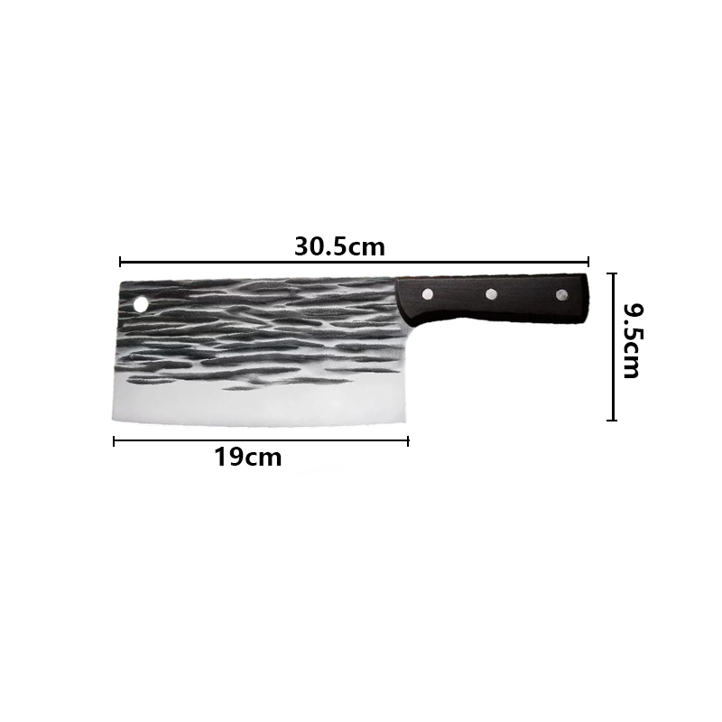 Handmade ultra-sharp meat cleaver and bone cleaver for the kitchen