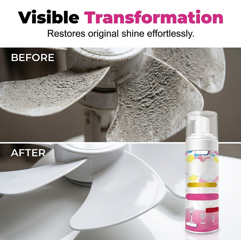 Spray Limpiador de Ventiladores sin Enjuague (100 ml)