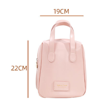 Large capacity portable cosmetic bag