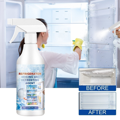 🧊 Buy 2 Get 1 Free | Defrosting Spray for Fridge Freezer 🎁 Includes Free Spatula