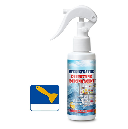 🧊 Buy 2 Get 1 Free | Defrosting Spray for Fridge Freezer 🎁 Includes Free Spatula