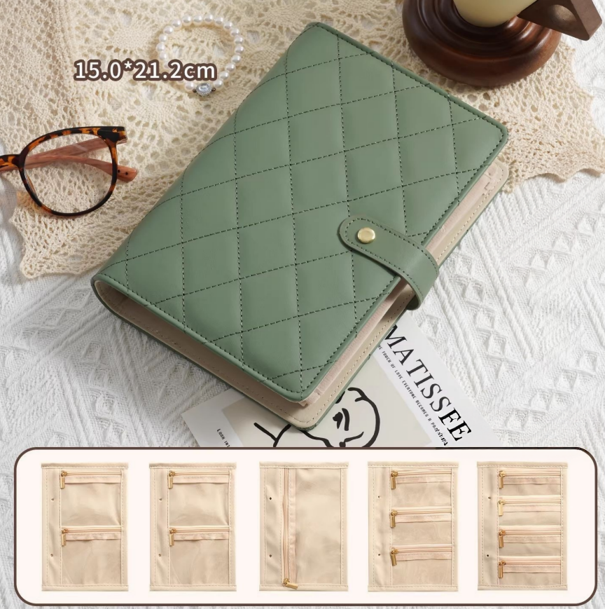 ⏰Elegant Portable Checkered Jewelry Storage Bag