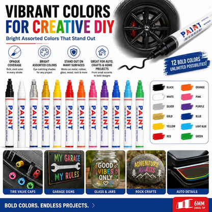 Waterproof Paint Marker Set