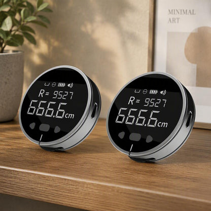 Electronic Digital Tape Measure, with LCD Display,Curved Surface Rolling Measuring Tool