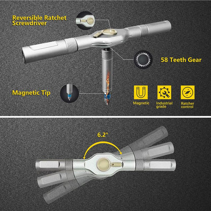 💥switchable screwdriver shape to adapt to various home repairs