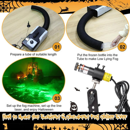 👻Green Laser Swamp Light Set | 360° Adjustable | Spooky Atmosphere Creator