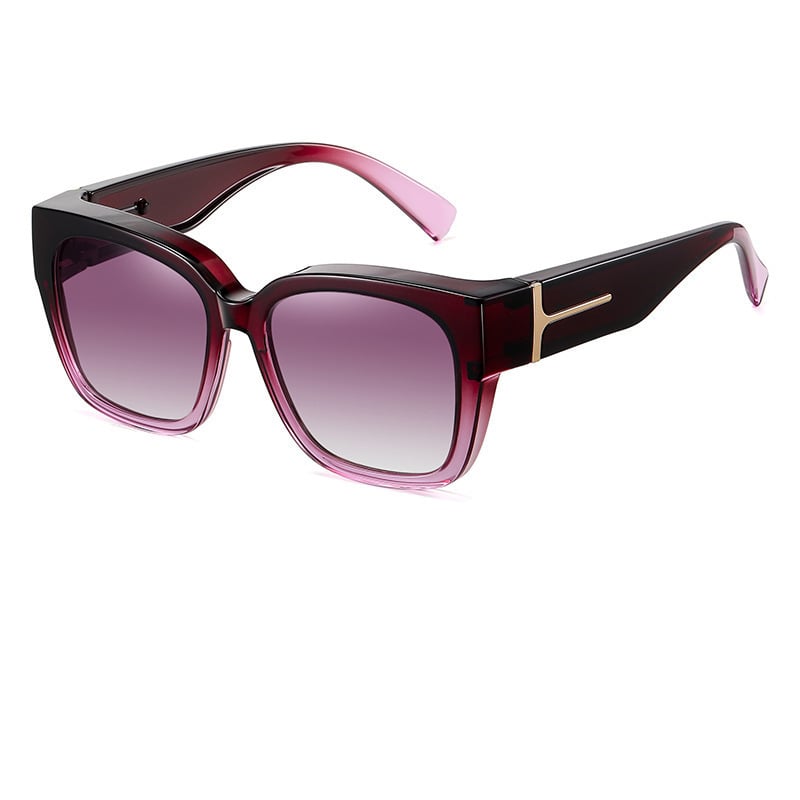Mirrored Sunglasses Polarized Fit Over Glasses for Women Men for Driving
