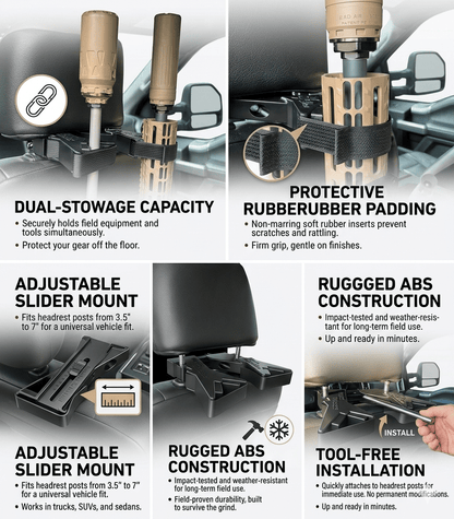 The Ultimate Universal Seat Back Gun Rack