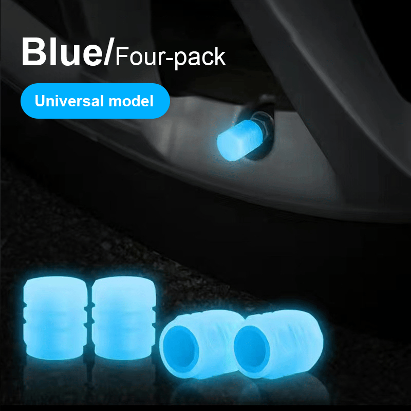 🔥🚗Glow-in-the-Dark Tire Caps 💡