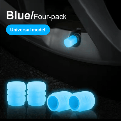 🔥🚗Glow-in-the-Dark Tire Caps 💡