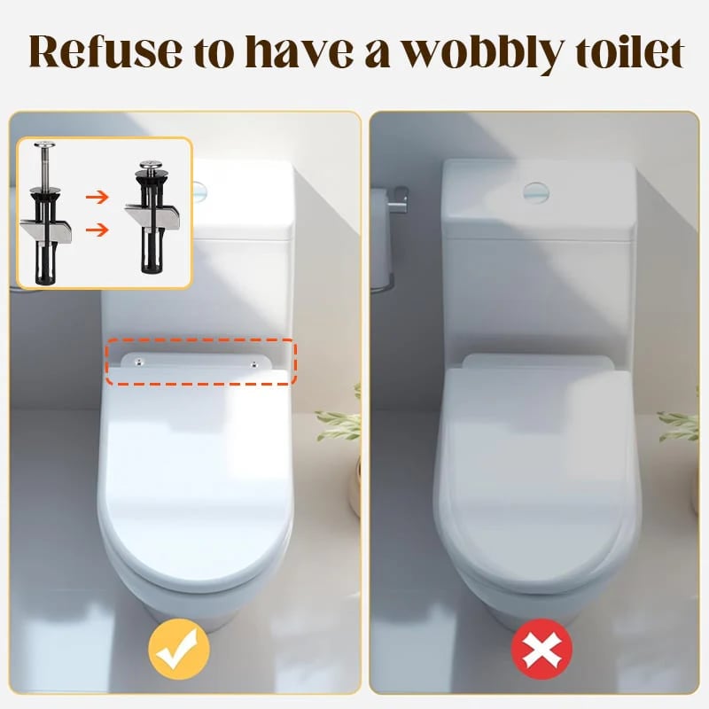🔥Toilet seat fastener bolt set