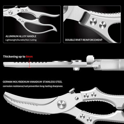 ✂️ ¡OFERTA LIMITADA 49% DE DESCUENTO! ⚡ Tijeras de Cocina Multifunción de Alta Resistencia – Herramienta 4 en 1 con Descamapeces, Abrebotellas y Bloqueo de Seguridad 🔪