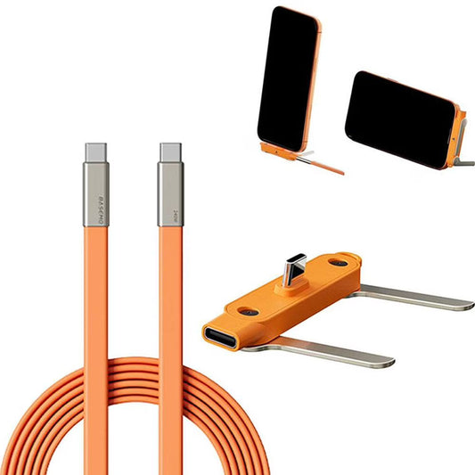 Cable de carga rápida tipo C con soporte desmontable