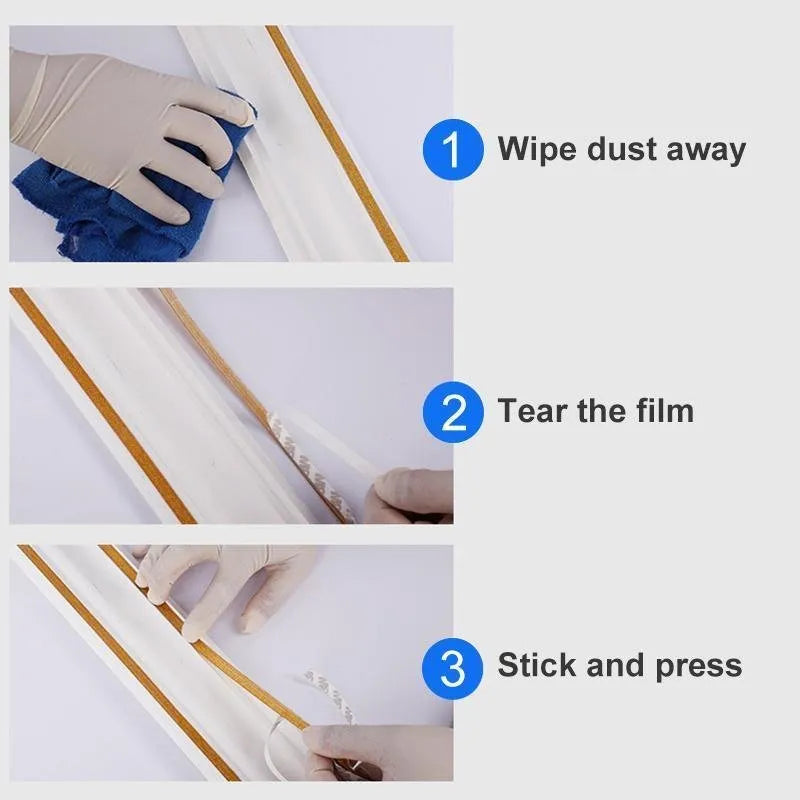 📢📢49% OFF !! ⏰🔥🔥Self-Adhesive Anti-Mold Gap Beautifying Tape (6 M/20 ft)