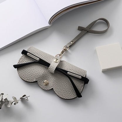 ✨Bolsa para gafas de sol de cuero sintético suave👓️