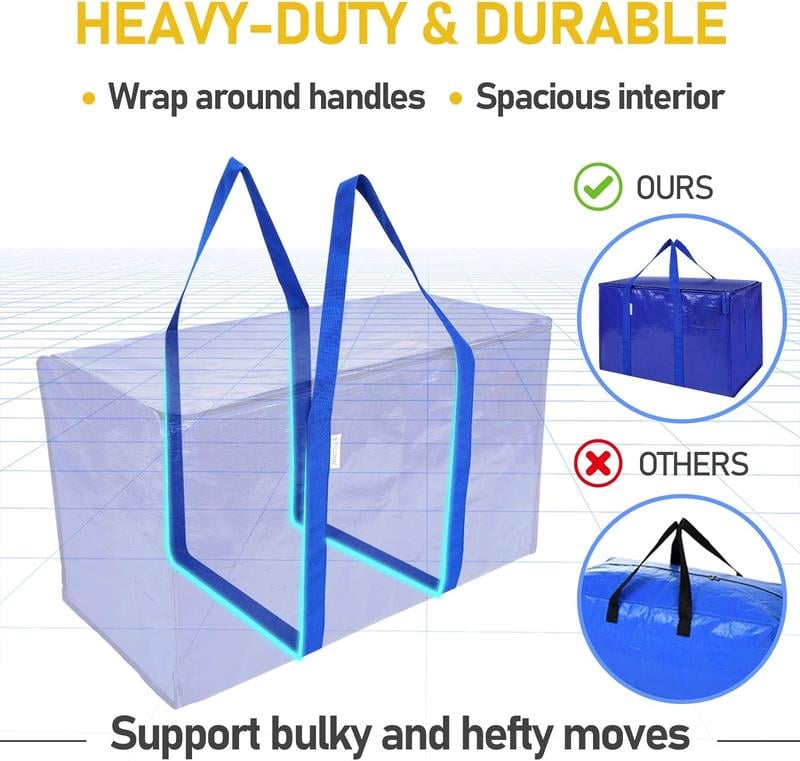 👜 Extra-Large Thickened Foldable Moving/Storage Bag