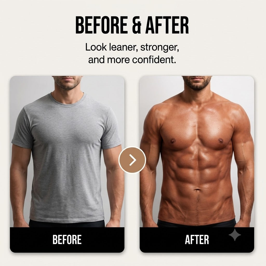 💪 3D Muscle Print T-Shirt – Funny Abs Graphic Party Tee